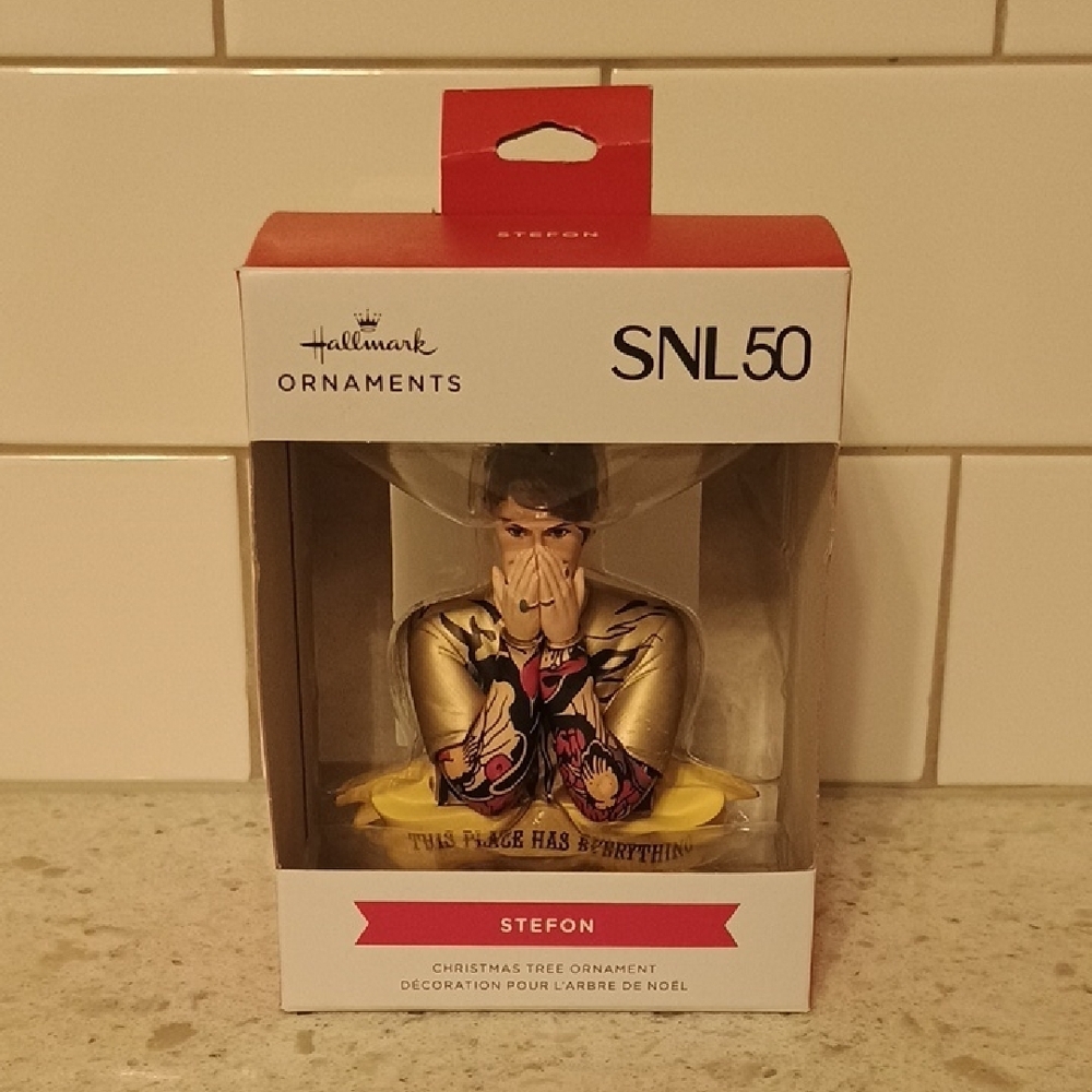 RARE 2025 Hallmark SNL50 Stefon Ornament-Brand New!